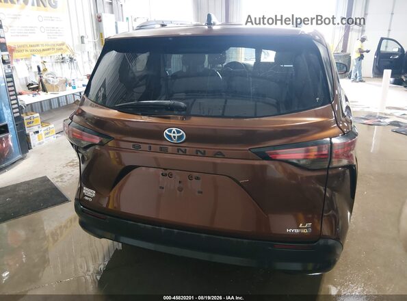 5TDKSKFC1MS038677 2021 TOYOTA SIENNA Brown 