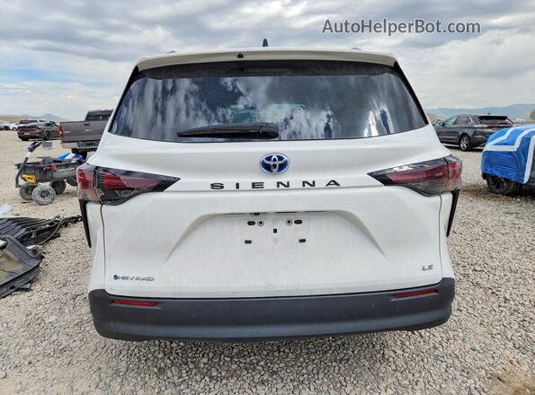 5TDKSKFC7SS165477 2025 TOYOTA SIENNA White უკანა ხედი
