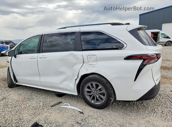 5TDKSKFC7SS165477 2025 TOYOTA SIENNA White უკანა მარცხენა
