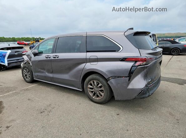 5TDKSKFC8MS035260 2021 TOYOTA SIENNA Brown Trasero izquierdo