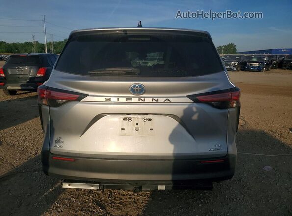 5TDKSKFC9MS028043 2021 TOYOTA SIENNA Silver უკანა ხედი
