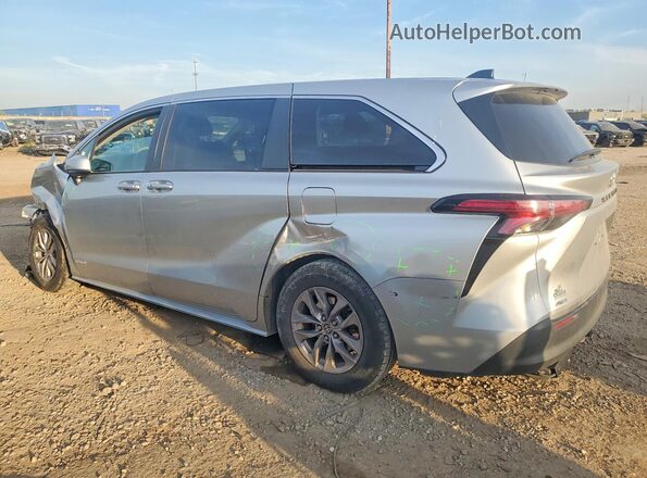 5TDKSKFC9MS028043 2021 TOYOTA SIENNA Silver უკანა მარცხენა