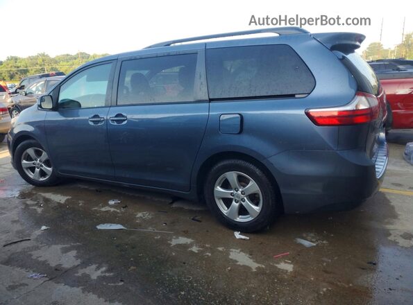 5TDKZ3DC0HS799792 2017 TOYOTA SIENNA Blue Հետևի ձախ
