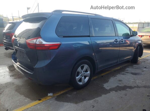 5TDKZ3DC0HS799792 2017 TOYOTA SIENNA Blue Հետևի աջ