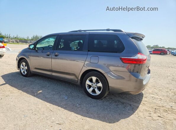5TDKZ3DC0HS870196 2017 TOYOTA SIENNA Gray Задня ліва чверть