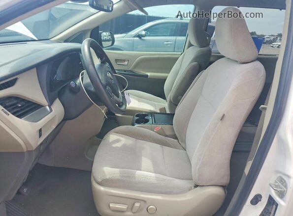 5TDKZ3DC0LS025566 2020 TOYOTA SIENNA White Widok deski rozdzielczej