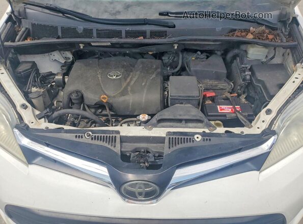 5TDKZ3DC0LS025566 2020 TOYOTA SIENNA White Widok naklejki z numerem VIN