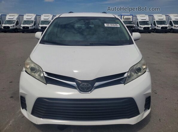 5TDKZ3DC0LS025566 2020 TOYOTA SIENNA White Widok z tyłu
