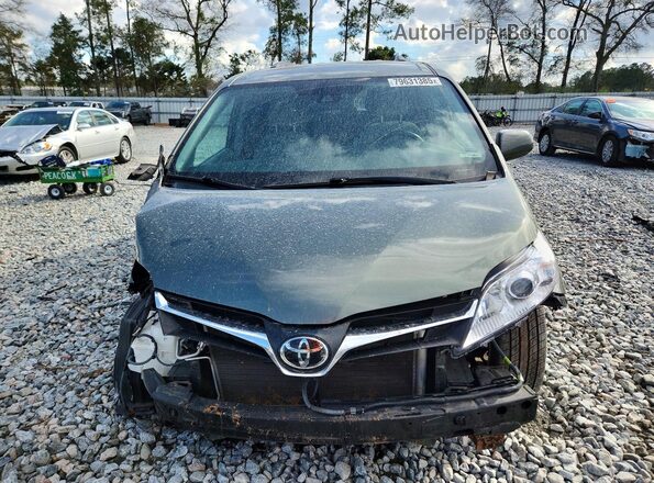 5TDKZ3DC0LS028371 2020 TOYOTA SIENNA Green Vista frontal