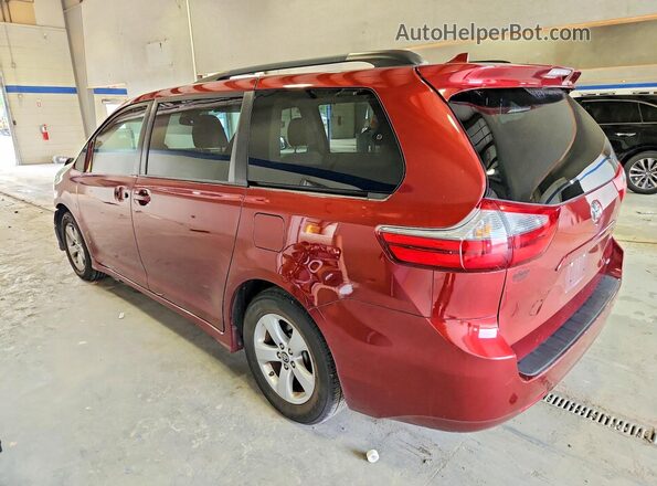 5TDKZ3DC0LS041475 2020 TOYOTA SIENNA Burgundy Tył lewy