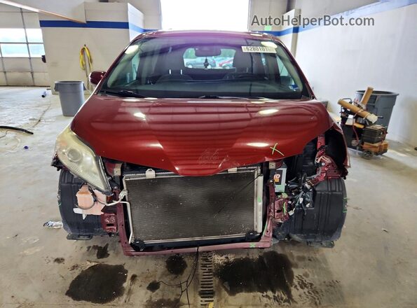 5TDKZ3DC0LS041475 2020 TOYOTA SIENNA Burgundy Widok z przodu