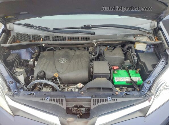 5TDKZ3DC0LS059183 2020 TOYOTA SIENNA Blue Вид підкапотного простору