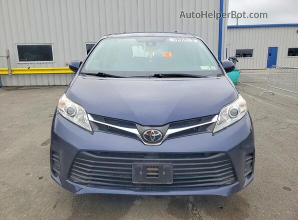 5TDKZ3DC0LS059183 2020 TOYOTA SIENNA Blue Вид спереду