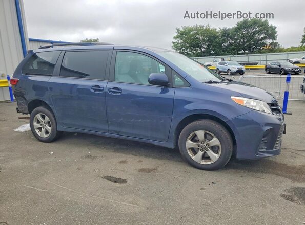 5TDKZ3DC0LS059183 2020 TOYOTA SIENNA Blue Передня права чверть