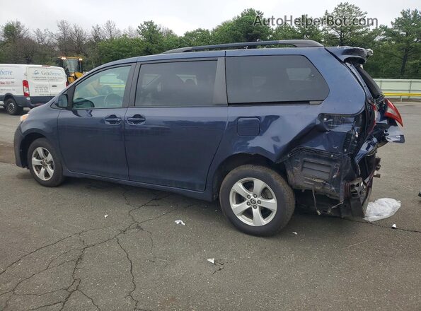 5TDKZ3DC0LS059183 2020 TOYOTA SIENNA Blue Задня ліва чверть