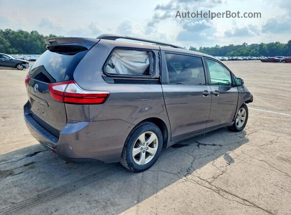 5TDKZ3DC1HS798196 2017 TOYOTA SIENNA Silver Հետևի աջ