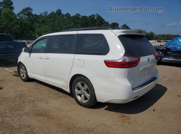 5TDKZ3DC1HS799543 2017 TOYOTA SIENNA White უკანა მარცხენა