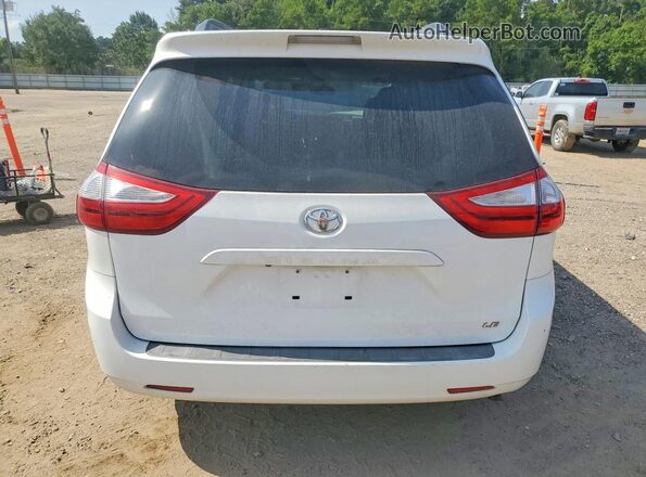 5TDKZ3DC1HS799543 2017 TOYOTA SIENNA White უკანა ხედი