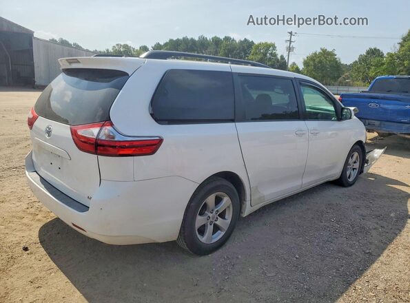 5TDKZ3DC1HS799543 2017 TOYOTA SIENNA White უკანა მარჯვენა