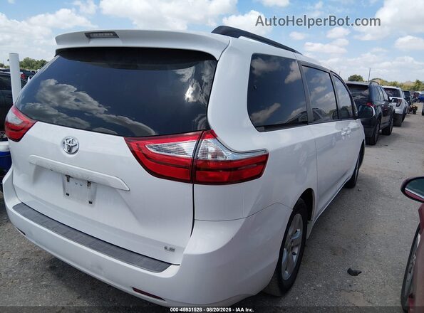 5TDKZ3DC1HS863502 2017 TOYOTA SIENNA White Rear right