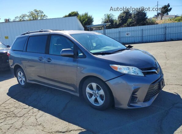 5TDKZ3DC1LS040013 2020 TOYOTA SIENNA Gray Front right