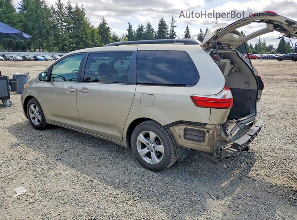 5TDKZ3DC2HS799745 2017 TOYOTA SIENNA Tan Задня ліва чверть