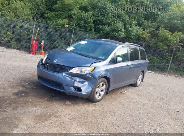 5TDKZ3DC2HS849379 2017 TOYOTA SIENNA Gray Передня ліва чверть