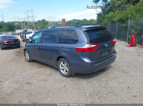 5TDKZ3DC2HS849379 2017 TOYOTA SIENNA Gray Задня ліва чверть
