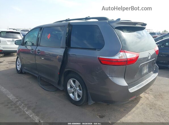 5TDKZ3DC2JS924524 2018 TOYOTA SIENNA Gray უკანა მარცხენა