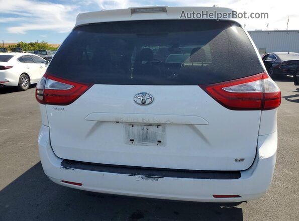 5TDKZ3DC2KS013286 2019 TOYOTA SIENNA White Вид ззаду