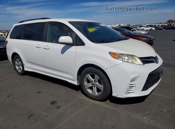 5TDKZ3DC2KS013286 2019 TOYOTA SIENNA White Передня права чверть