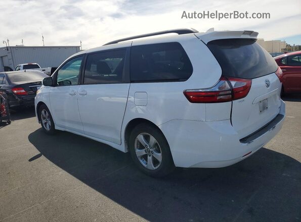 5TDKZ3DC2KS013286 2019 TOYOTA SIENNA Белый Задняя левая четверть