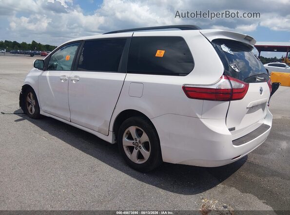 5TDKZ3DC2KS987687 2019 TOYOTA SIENNA White Задня ліва чверть