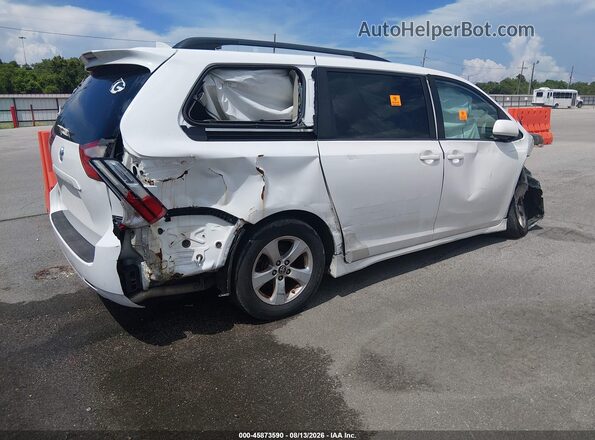 5TDKZ3DC2KS987687 2019 TOYOTA SIENNA White Задня права чверть