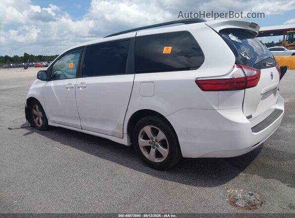 5TDKZ3DC2KS987687 2019 TOYOTA SIENNA White Вид задньої частини салону