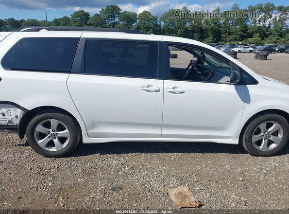 5TDKZ3DC2KS994350 2019 TOYOTA SIENNA Белый Вид задней части салона