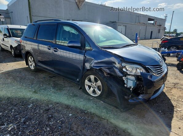 5TDKZ3DC3HS857507 2017 TOYOTA SIENNA Серый Передняя правая четверть