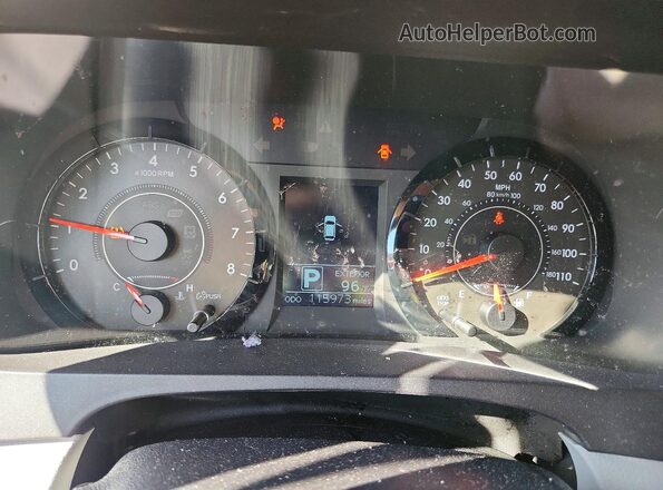 5TDKZ3DC3HS857507 2017 TOYOTA SIENNA Серый Вид щитка приборов