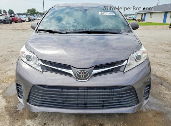 5TDKZ3DC3JS948198 2018 TOYOTA SIENNA Gray Widok z przodu