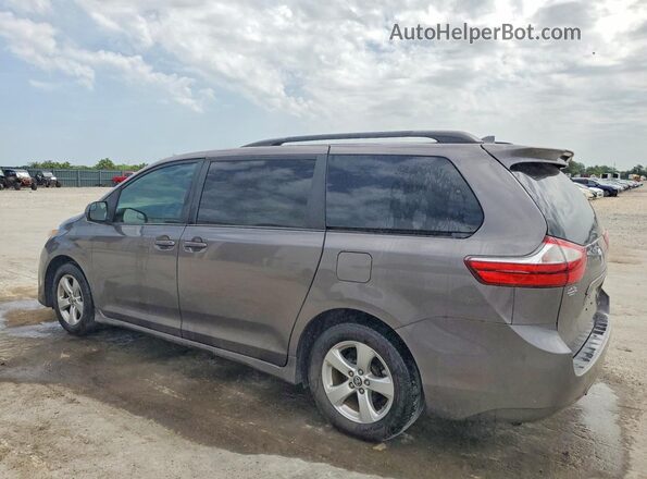 5TDKZ3DC3JS948198 2018 TOYOTA SIENNA Gray Tył lewy