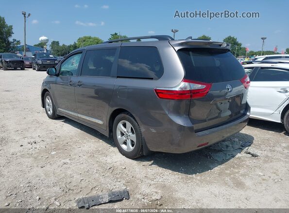 5TDKZ3DC3JS956754 2018 TOYOTA SIENNA Серый Задняя левая четверть
