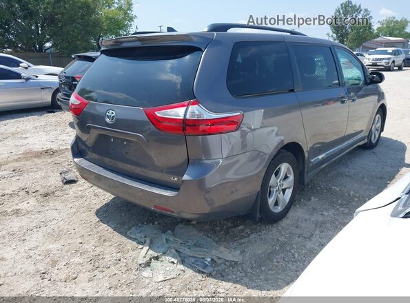 5TDKZ3DC3JS956754 2018 TOYOTA SIENNA Серый Задняя правая четверть