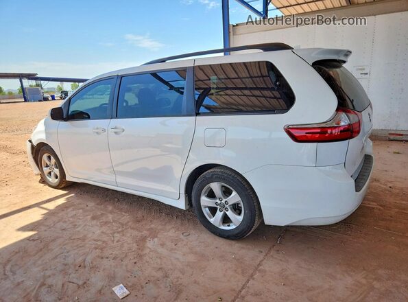5TDKZ3DC3KS981655 2019 TOYOTA SIENNA White Tył lewy