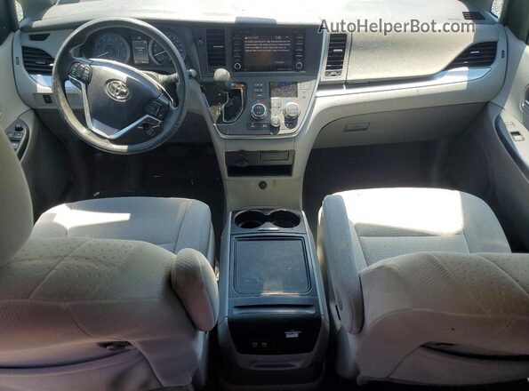 5TDKZ3DC3LS058318 2020 TOYOTA SIENNA Charcoal Առջևի վահանակի տեսք