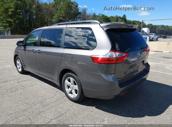5TDKZ3DC4HS824628 2017 TOYOTA SIENNA Gray Tył lewy