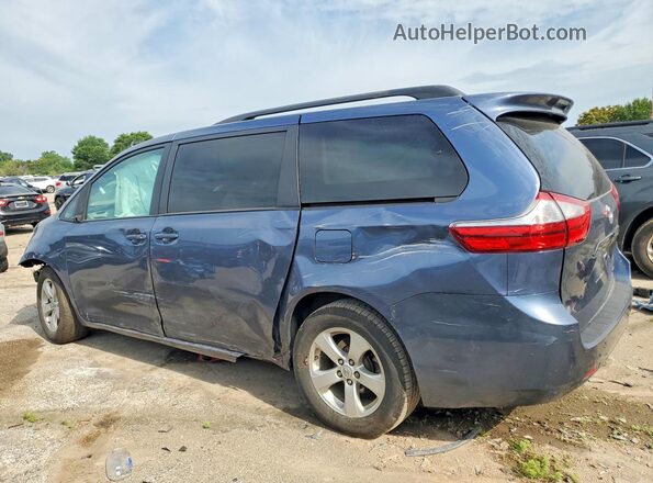 5TDKZ3DC4HS827271 2017 TOYOTA SIENNA Blue Задня ліва чверть