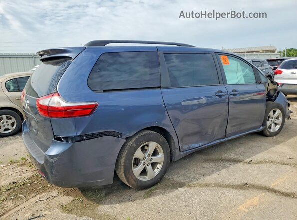 5TDKZ3DC4HS827271 2017 TOYOTA SIENNA Blue Задня права чверть