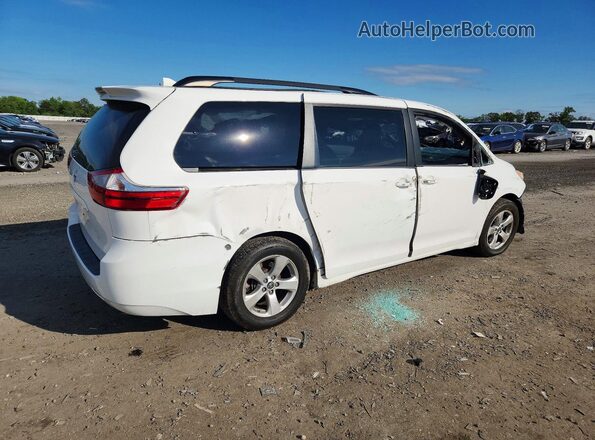 5TDKZ3DC4JS922869 2018 TOYOTA SIENNA White Задня права чверть