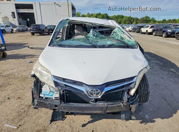 5TDKZ3DC4JS922869 2018 TOYOTA SIENNA White Вид спереду