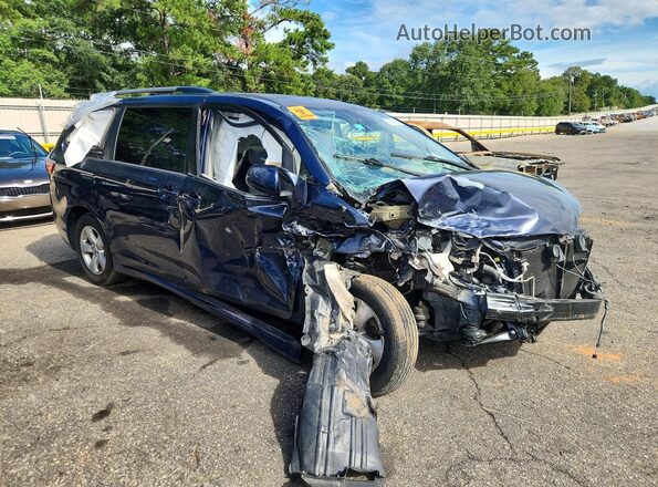 5TDKZ3DC4JS942667 2018 TOYOTA SIENNA Blue Delantero derecho